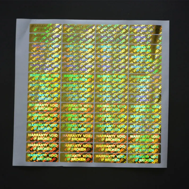 37x10mm WARRANTY VOID IF BROKEN sticker Hologram Laser Holographic Sticker Label with VOID after removed
37x10mm WARRANTY VOID IF BROKEN sticker Hologram Laser Holographic Sticker Label with VOID after removed