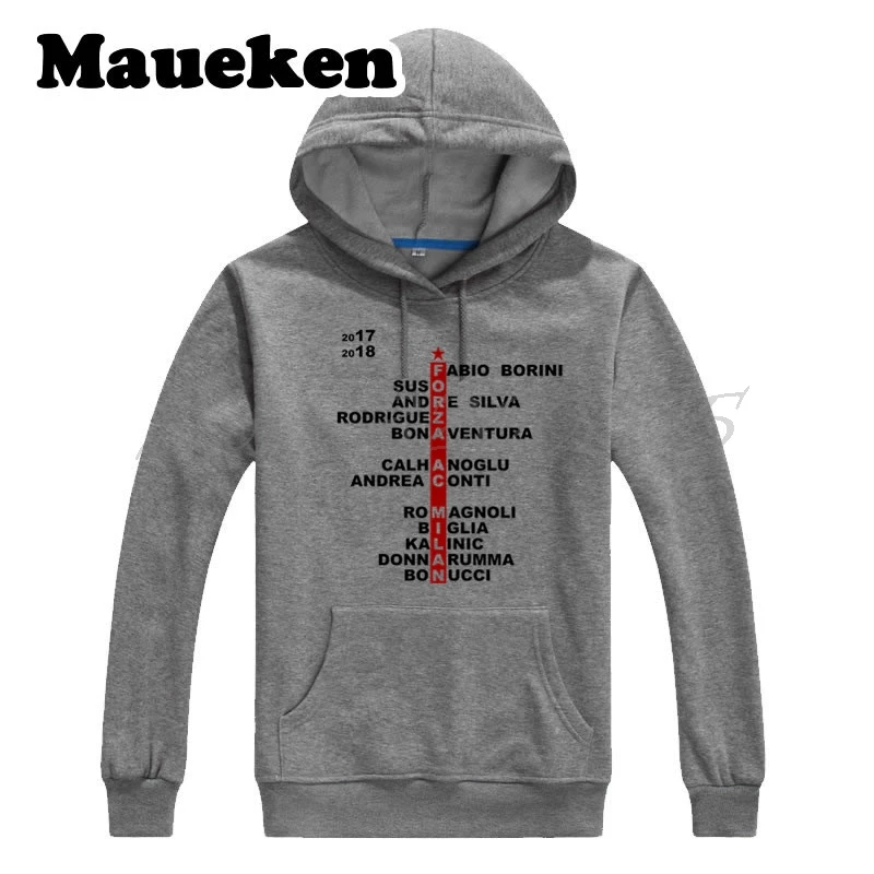 Men Hoodies 17/18 Squad Crossword Forza Silva Calhanoglu Conti Bonucci Donnarumma Kalinic Bonaventura Sweatshirts Thick
Men Hoodies 17/18 Squad Crossword Forza Silva Calhanoglu Conti Bonucci Donnarumma Kalinic Bonaventura Sweatshirts Thick