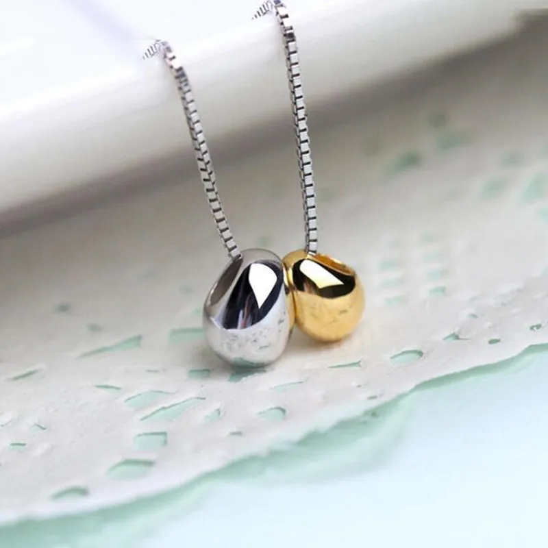 Classic Fashion Personality Creative 925 Sterling Silver Exquisite Jewelry Angel Double Eggs Pendant Necklace H33
Classic Fashion Personality Creative 925 Sterling Silver Exquisite Jewelry Angel Double Eggs Pendant Necklace H33