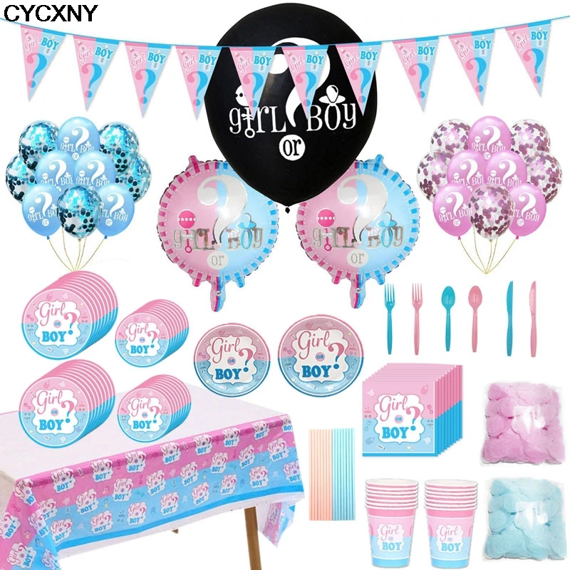 1Set Blue Pink Gender Reveal Disposable Tableware Paper Plate Cup Garland Straws Table Cloth Baby Shower Party Decor Supplies
1Set Blue Pink Gender Reveal Disposable Tableware Paper Plate Cup Garland Straws Table Cloth Baby Shower Party Decor Supplies
