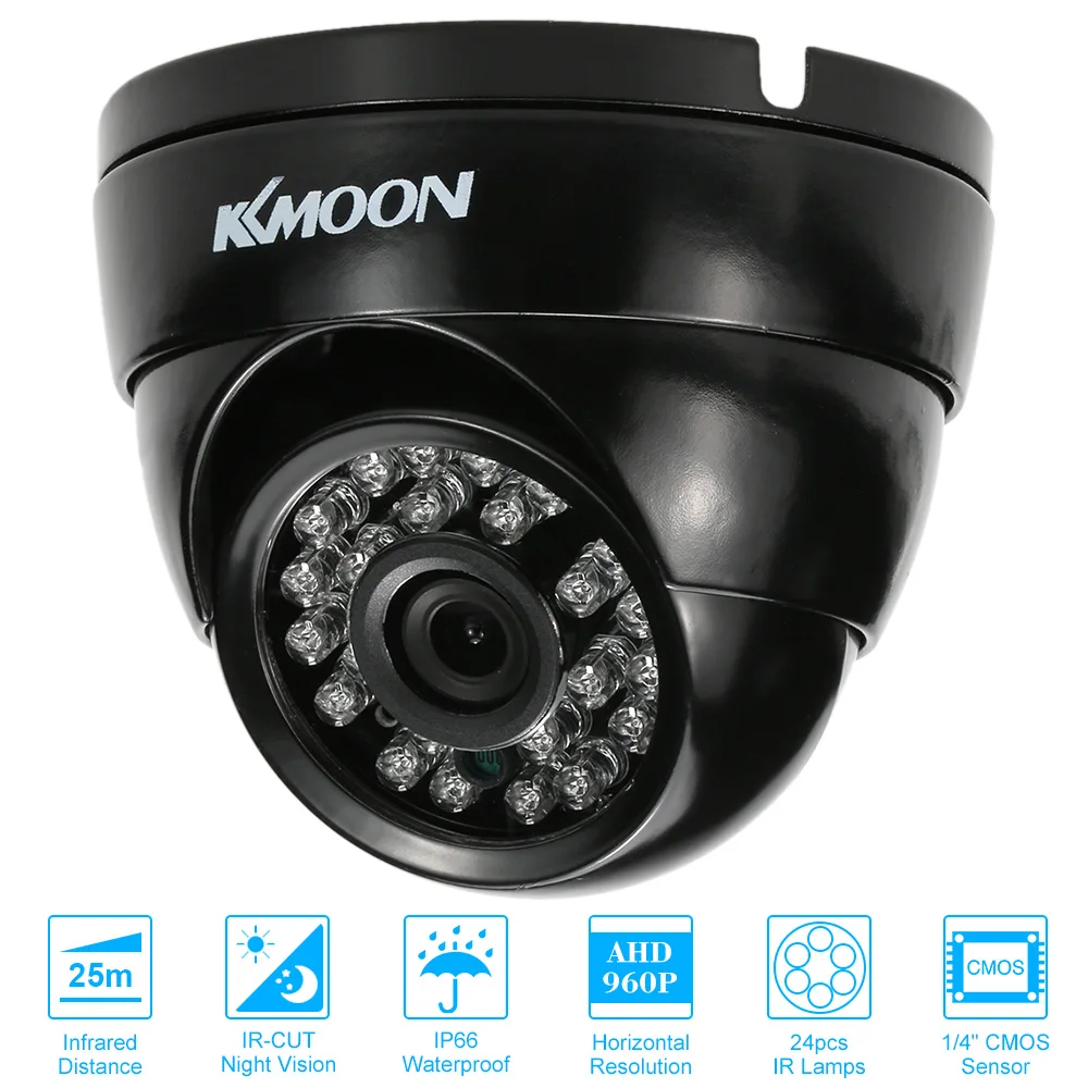 KKmoon AHD Camera 960P Dome Camera Waterproof CCTV Security Camera 24 IR Lamps IR-Cut Night Vision 1.3MP Surveillance Camera
KKmoon AHD Camera 960P Dome Camera Waterproof CCTV Security Camera 24 IR Lamps IR-Cut Night Vision 1.3MP Surveillance Camera