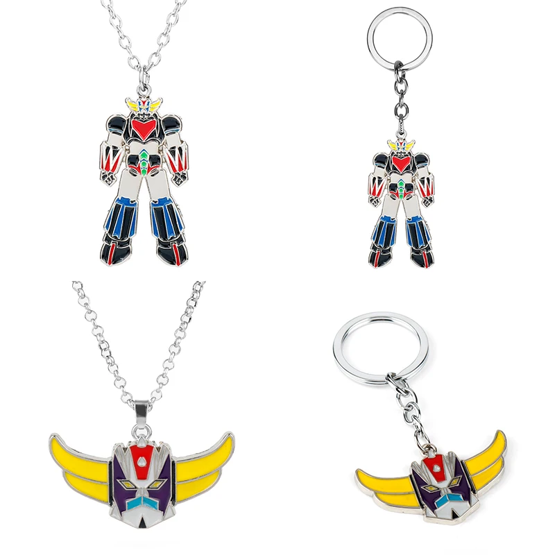 Japan Cool Anime Mazinger Z Metal Keychains UFO ARTSTORM Robot Grendizer Logo Pendants Necklace Car Keyring Fans Jewelry
Japan Cool Anime Mazinger Z Metal Keychains UFO ARTSTORM Robot Grendizer Logo Pendants Necklace Car Keyring Fans Jewelry