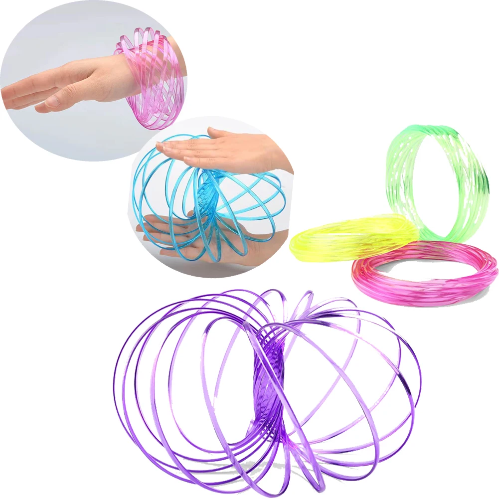 3D Kinetic Bangle Plastic Gift Toy Stress Relieve Creative Decompression Magic Bracelet Flow Ring Excerise Interactive Fluid
3D Kinetic Bangle Plastic Gift Toy Stress Relieve Creative Decompression Magic Bracelet Flow Ring Excerise Interactive Fluid