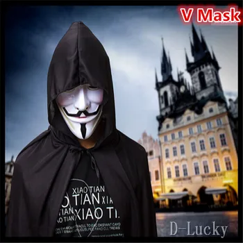 The V for Vendetta Party Cosplay masque Mask Anonymous Guy Fawkes Fancy Dress Adult Costume Accessory macka mascaras halloween
The V for Vendetta Party Cosplay masque Mask Anonymous Guy Fawkes Fancy Dress Adult Costume Accessory macka mascaras halloween