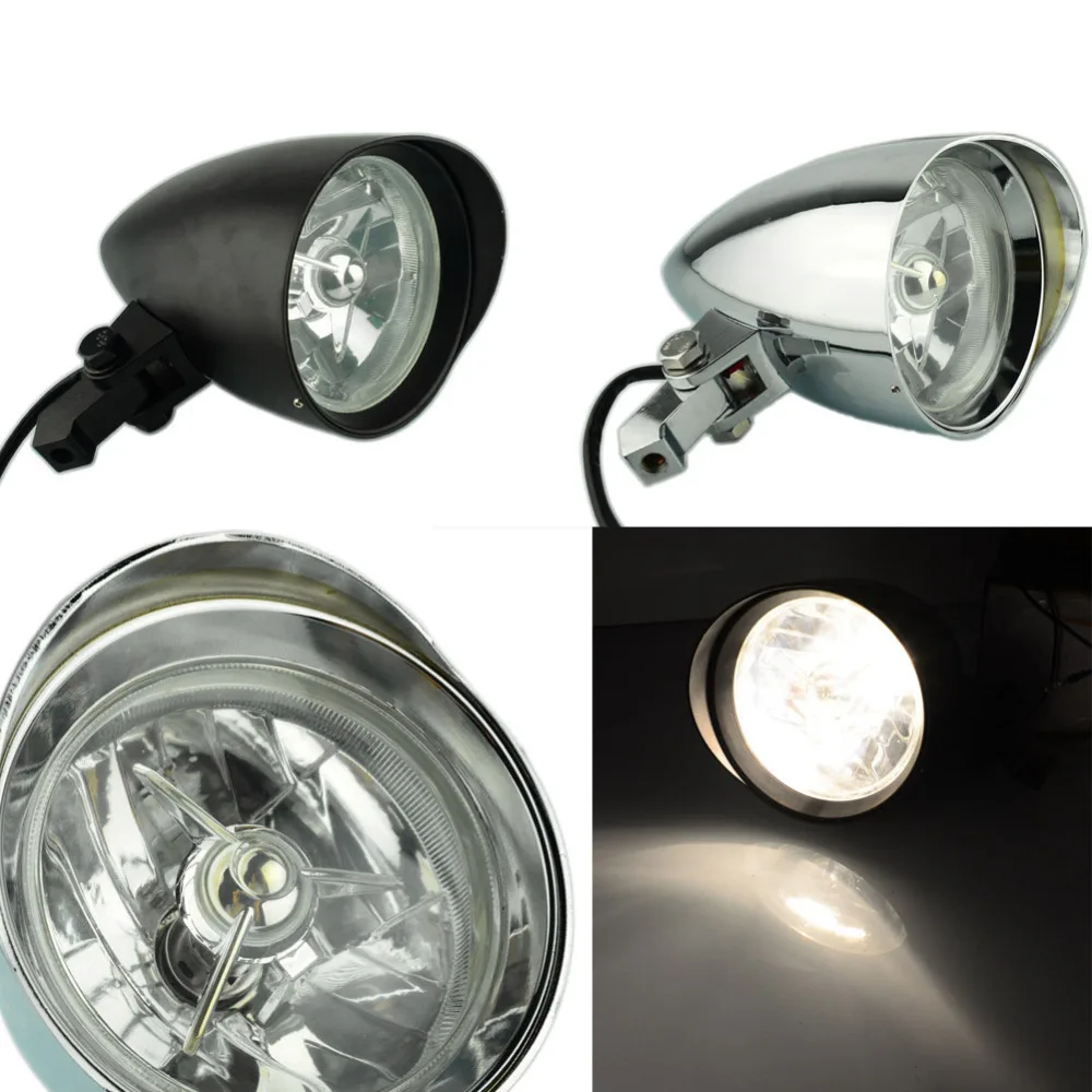 New Motorcycle Black Aluminum Visor Bullet Headlight Lamp For Harley Sportster Dyna Softail Bobber Chopper Custom
New Motorcycle Black Aluminum Visor Bullet Headlight Lamp For Harley Sportster Dyna Softail Bobber Chopper Custom