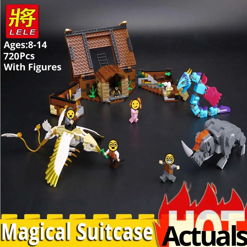 LELE 39148 Harrys Movie 720PCS legoINGlys 75952 fantastic beasts Case of Magical Building Blocks toys box christmas gift Potters
LELE 39148 Harrys Movie 720PCS legoINGlys 75952 fantastic beasts Case of Magical Building Blocks toys box christmas gift Potters