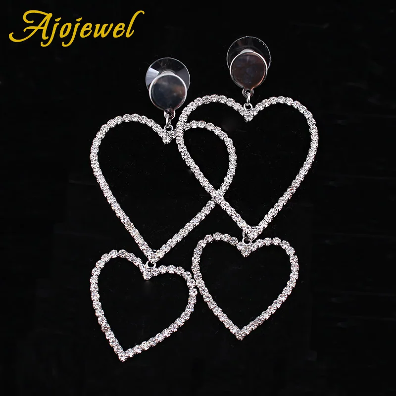 Ajojewel Big Heart Earrings For Women Eco Friendly Brass Jewelry Lady Elegant Rhinestone Earrings For Party Wedding
Ajojewel Big Heart Earrings For Women Eco Friendly Brass Jewelry Lady Elegant Rhinestone Earrings For Party Wedding