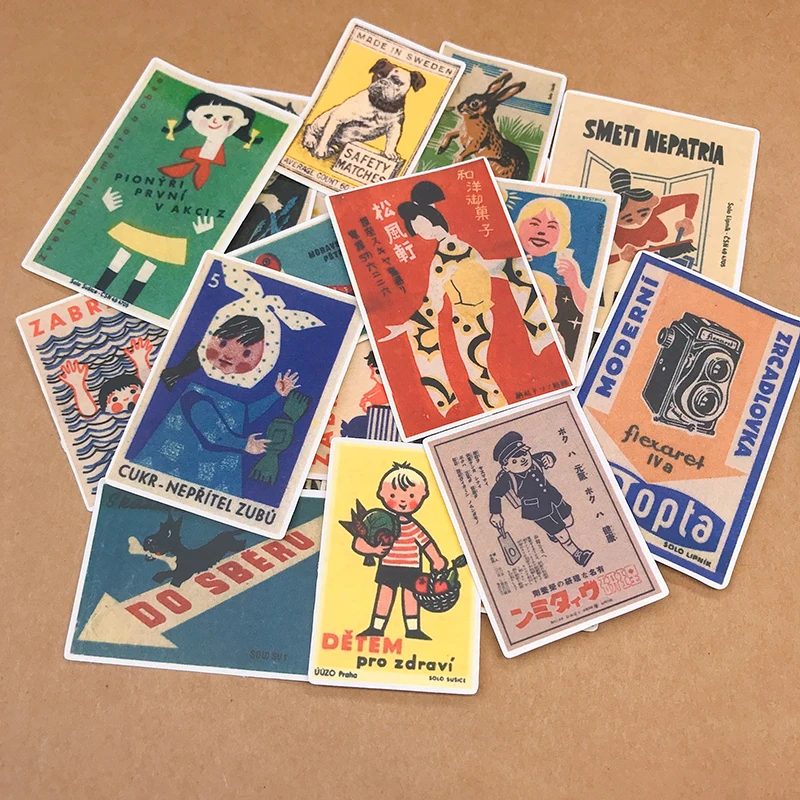 20PCS Old advertising poster stickers DIY scrapbooking album journal diary happy planner week decorative stickers
20PCS Old advertising poster stickers DIY scrapbooking album journal diary happy planner week decorative stickers