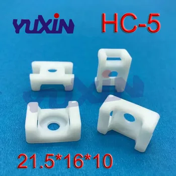 50pcs 21.5*16*10 HC-5 White 4.5mm Screw Hole Nylon Saddle Type Fixed Seat Basement Self-locking Holder Cable Zip Tie Mount Base 
50pcs 21.5*16*10 HC-5 White 4.5mm Screw Hole Nylon Saddle Type Fixed Seat Basement Self-locking Holder Cable Zip Tie Mount Base