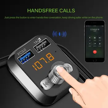 Wireless Dual USB Port FM Transmitter MP3 Player U disk Car Kit Charger Adapter Car Charger XM-144
Wireless Dual USB Port FM Transmitter MP3 Player U disk Car Kit Charger Adapter Car Charger XM-144