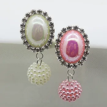 New 10pc AB color pearl hanging charm Rhinestones button wedding Metal clothing decoration DIY hair flower center scrapbooking 
New 10pc AB color pearl hanging charm Rhinestones button wedding Metal clothing decoration DIY hair flower center scrapbooking