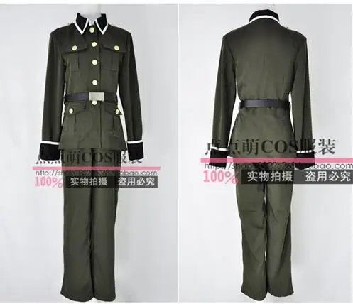 Фото Немецкая Униформа Axis Powers Hetalia карнавальный костюм|cosplay costume|uniform - купить