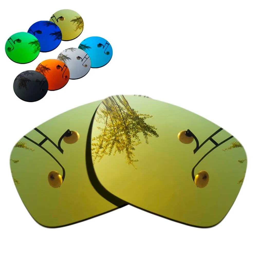 

100% Precisely Cut Polarized Replacement Lenses for Sliver Sunglasses Yellow Mirrored Coating Color- Choices