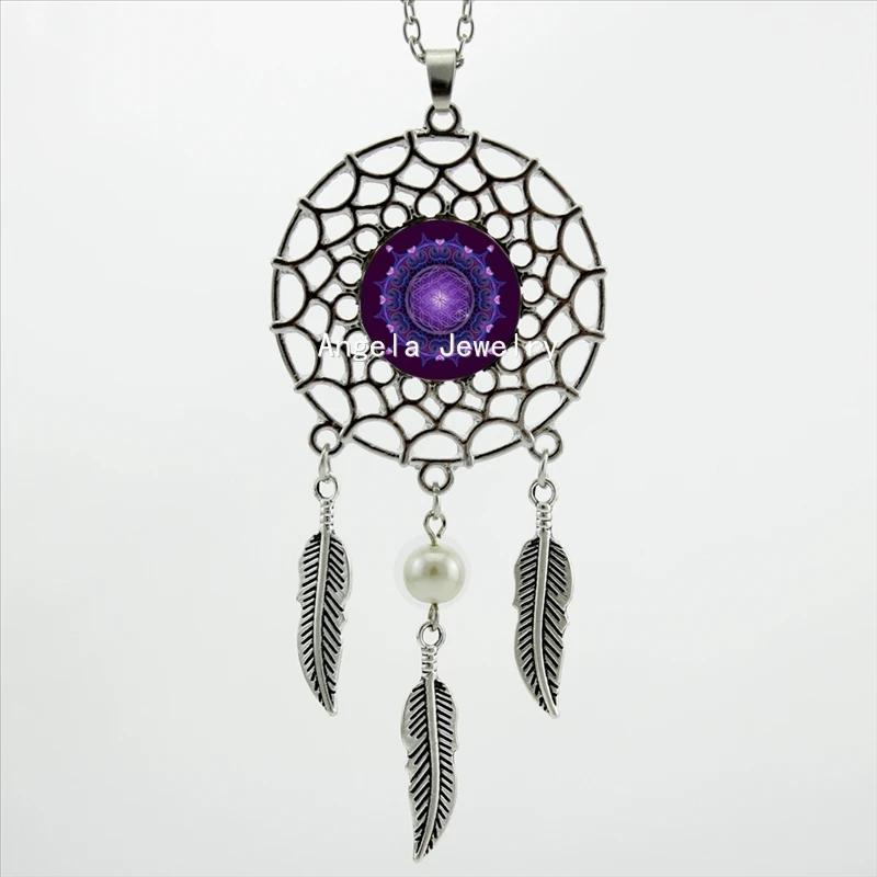 2017 Trendy Style Purple Mandala Necklace Flower of Life Pendant Dream Catcher Pendant Dreamcatcher Necklace DC-00217
2017 Trendy Style Purple Mandala Necklace Flower of Life Pendant Dream Catcher Pendant Dreamcatcher Necklace DC-00217