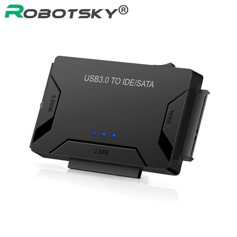 USB 3.0 to SATA Combo IDE Data Adapter Hard Disk SATA to USB3.0 Data Transfer Converter for 2.5/3.5/5.25 Optical Drive HDD SSD
USB 3.0 to SATA Combo IDE Data Adapter Hard Disk SATA to USB3.0 Data Transfer Converter for 2.5/3.5/5.25 Optical Drive HDD SSD