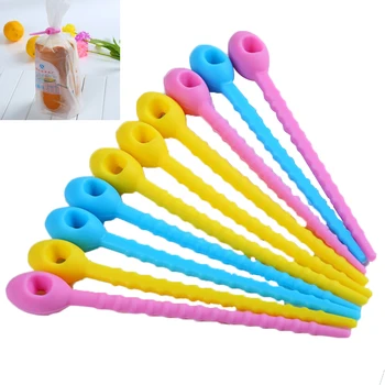 Plastic Food Grade Silicone Bag Ties Zip Ties Self-locking Tie Suitcase Shoes Bag Label Tag Food Bag Sealing Clamp
Plastic Food Grade Silicone Bag Ties Zip Ties Self-locking Tie Suitcase Shoes Bag Label Tag Food Bag Sealing Clamp