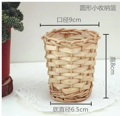 For home decoration storage accessories flowers decorative small handmade wicker basket diy supplies 9cm*8cm*6.5cm
For home decoration storage accessories flowers decorative small handmade wicker basket diy supplies 9cm*8cm*6.5cm