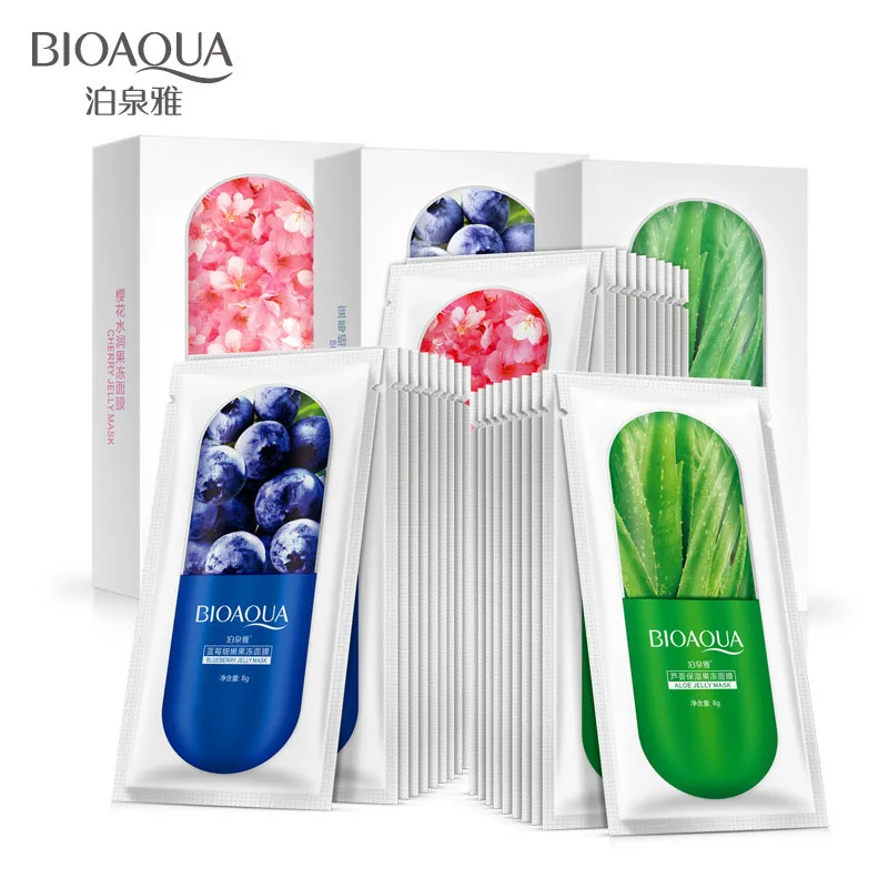 BIOAOUA Face Mask Moisturing Hydrating Anti-Aging Whitening Aloe Vera jully gel Facial Sheet Mask depth replenishment skin care
BIOAOUA Face Mask Moisturing Hydrating Anti-Aging Whitening Aloe Vera jully gel Facial Sheet Mask depth replenishment skin care