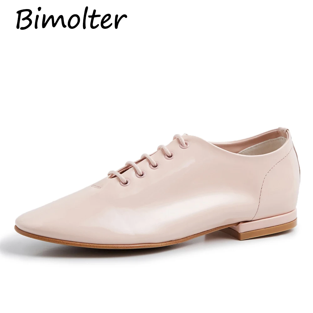 Bimolter Genuine Leather Flats single loafers shoes fall flat shoes leather pure color casual shoes woman tenis feminino NB039
Bimolter Genuine Leather Flats single loafers shoes fall flat shoes leather pure color casual shoes woman tenis feminino NB039
