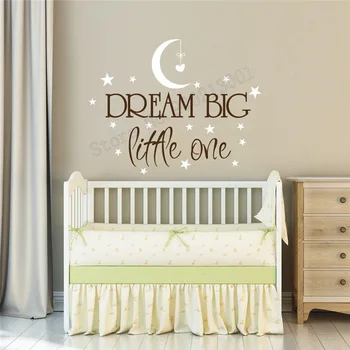 Wall Decoration Baby Wall Decoration Beauty Cute Decal Vinyl Art Removeable Poster Dream Big Little One Mural Ornament LY278
Wall Decoration Baby Wall Decoration Beauty Cute Decal Vinyl Art Removeable Poster Dream Big Little One Mural Ornament LY278