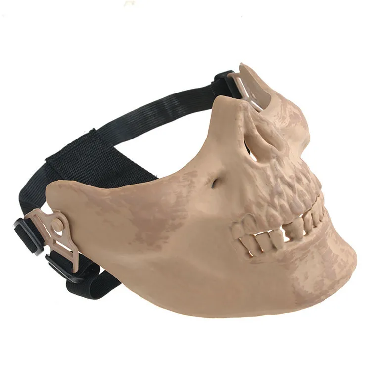 2019 New Skull Skeleton Airsoft Paintball Half Face Protective Mask For Halloween Outdoor Games Playing Hunting Helmet
2019 New Skull Skeleton Airsoft Paintball Half Face Protective Mask For Halloween Outdoor Games Playing Hunting Helmet