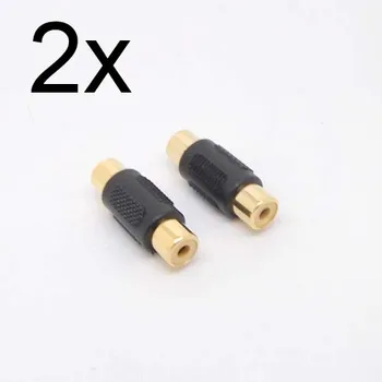 2x gold Female to Female Jack AV Audio RCA Coupler Joiner Component Adaptor NEW NEW
2x gold Female to Female Jack AV Audio RCA Coupler Joiner Component Adaptor NEW NEW