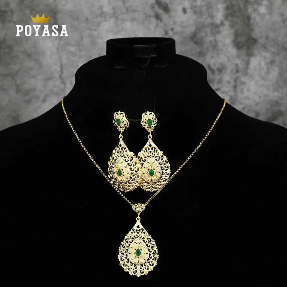 Moroccan Caftan wedding gold jewelry set for women green stone fashion jewelry set copper high quality jewelry set
Moroccan Caftan wedding gold jewelry set for women green stone fashion jewelry set copper high quality jewelry set