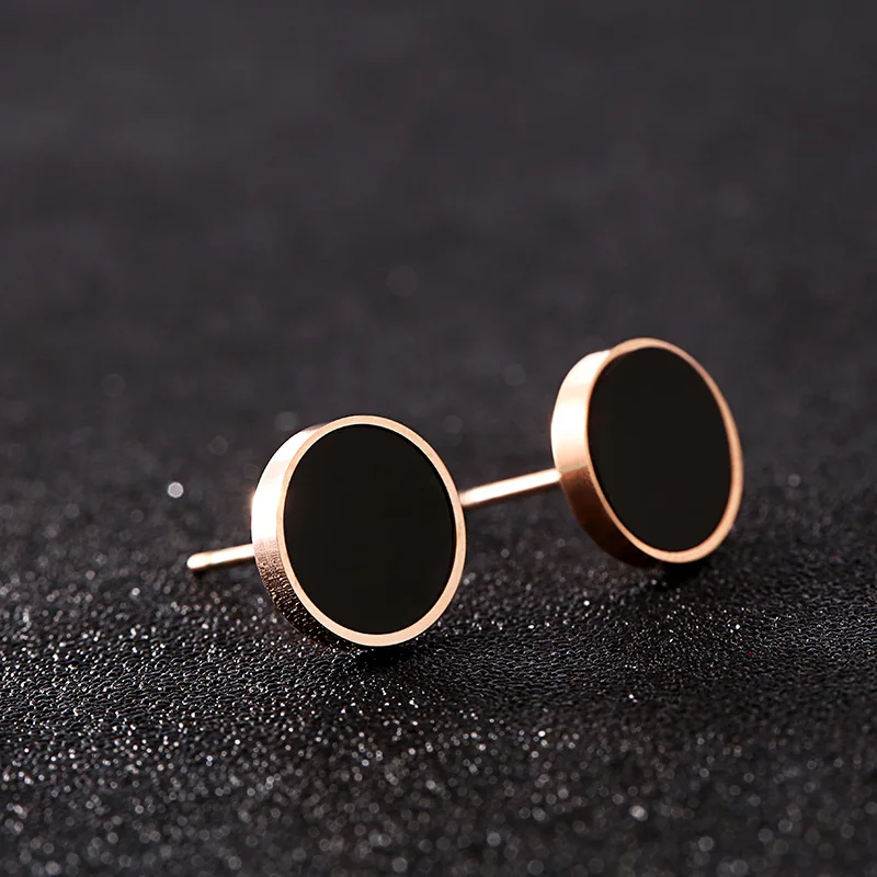 Enamel And Shells Rose Gold Stainless Steel Stud Earrings For Women Men Girls Titanium Steel Earrings Wholesale Piercing Jewelry
Enamel And Shells Rose Gold Stainless Steel Stud Earrings For Women Men Girls Titanium Steel Earrings Wholesale Piercing Jewelry