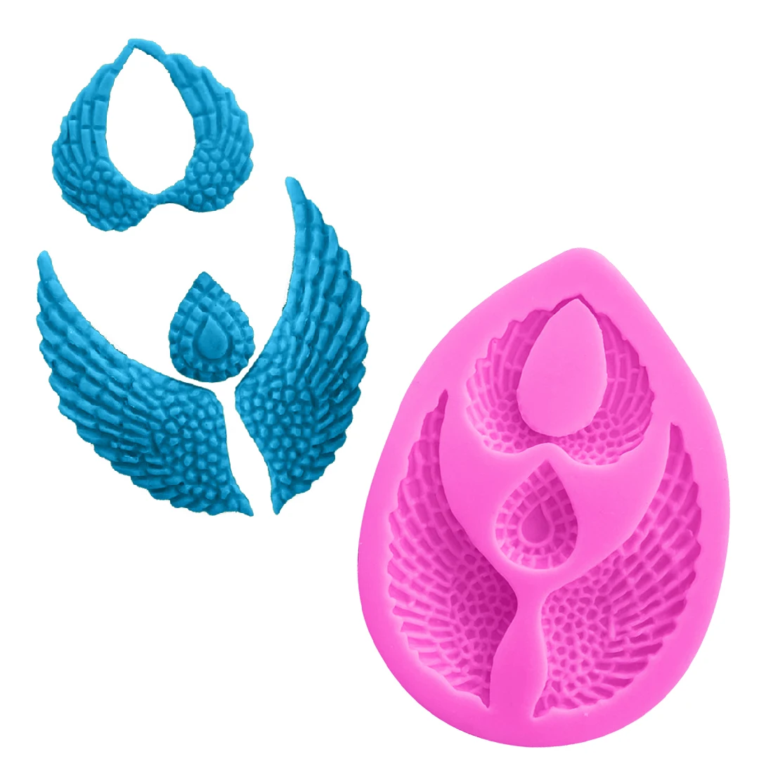 1PC Kitchen Cooking Tools Silicone Cake Molds 3D Angel Wings Shape Fondant Cake Chocolate Mold Pastry Baking Pan
1PC Kitchen Cooking Tools Silicone Cake Molds 3D Angel Wings Shape Fondant Cake Chocolate Mold Pastry Baking Pan