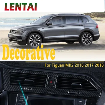 LENTAI Car Stainless Steel ABS Center Console Air Outlet Frame Sticker For Volkswagen VW Tiguan 2 MK2 2016 2017 2018 Accessories
LENTAI Car Stainless Steel ABS Center Console Air Outlet Frame Sticker For Volkswagen VW Tiguan 2 MK2 2016 2017 2018 Accessories