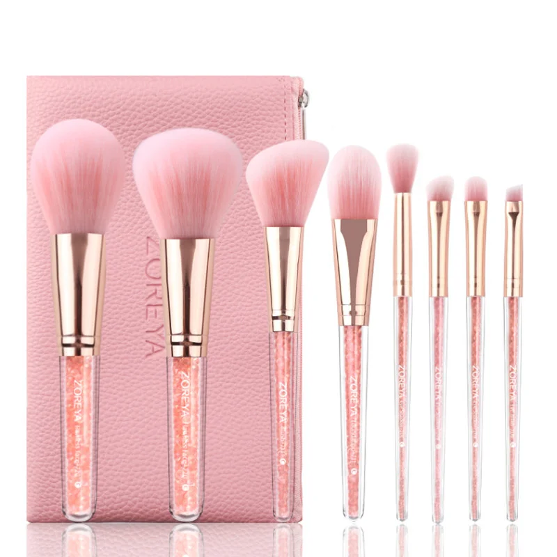 8Pcs Pink Crystal Makeup Brush Set Eye Shadow Eyebrow Foundation Brushes Face Brush Tools
8Pcs Pink Crystal Makeup Brush Set Eye Shadow Eyebrow Foundation Brushes Face Brush Tools