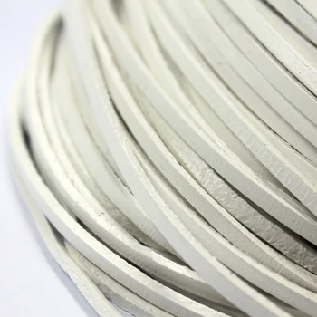 2 Yards 3mmx2mm White Coated Cow Hide Real Leather Strip, 3mm Wide Genuine Leather Cord GF6M210
2 Yards 3mmx2mm White Coated Cow Hide Real Leather Strip, 3mm Wide Genuine Leather Cord GF6M210