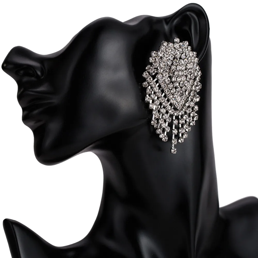 KMVEXO Luxury Rhinestone Earrings Drop Dangle Earrings For Women Vintage Tassel Statement Earings Fashion Wedding Bridal Jewelry
KMVEXO Luxury Rhinestone Earrings Drop Dangle Earrings For Women Vintage Tassel Statement Earings Fashion Wedding Bridal Jewelry