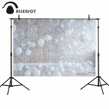 Allenjoy backdrop for photographic studio white transparent balloons Vintage brick wall background newborn birthday photocall
Allenjoy backdrop for photographic studio white transparent balloons Vintage brick wall background newborn birthday photocall