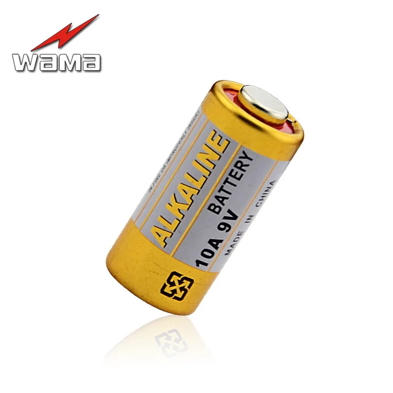 50pcs/box Wama New 10A 9V L1022 Alkaline Batteries for Garage Door Doorbell Remote Car Alarm Replace A23L 12V Battery Drop ship |