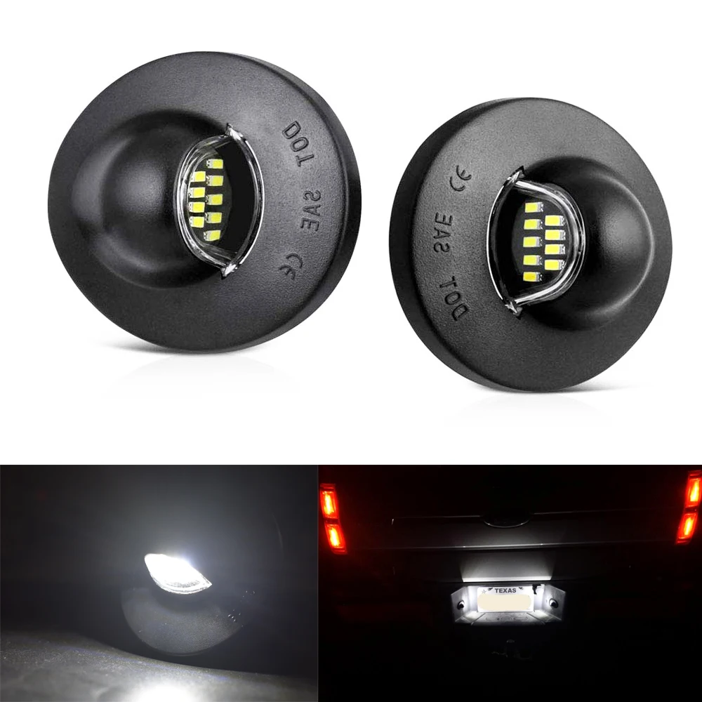 2x LED License Plate Light Assembly Replacement Compatible with Ford F-150 F-250 F-350 F-450 F-550 Superduty Ranger Pickup Truck
2x LED License Plate Light Assembly Replacement Compatible with Ford F-150 F-250 F-350 F-450 F-550 Superduty Ranger Pickup Truck