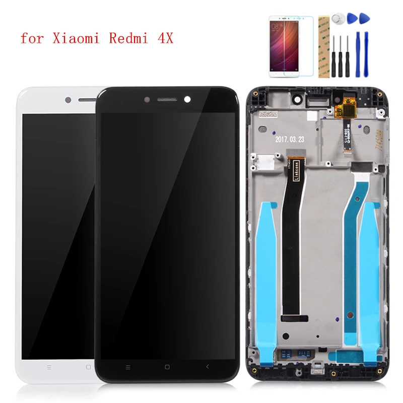 Grade AAA for Xiaomi Redmi 4X Global LCD Digitizer Display Assembly Complete Touch Full Screen TouchScreen Replacement Parts
Grade AAA for Xiaomi Redmi 4X Global LCD Digitizer Display Assembly Complete Touch Full Screen TouchScreen Replacement Parts