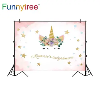 Funnytree professional photography background unicorn party smile golden stars pink princess baby shower background photo prop
Funnytree professional photography background unicorn party smile golden stars pink princess baby shower background photo prop