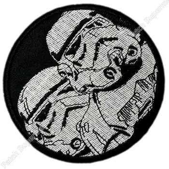 

3.8" Chewbacca Chewie Wookie Rare Shewbacca Embroidered Patch Star Wars 7 VII Force Awaken Movie TV Series Emblem iron on badge