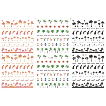 3 PACK/ LOT WATER TRANSFER DECAL NAIL ART NAIL STICKER PALM TREE ANCHOR FEATHER YE321-323
3 PACK/ LOT WATER TRANSFER DECAL NAIL ART NAIL STICKER PALM TREE ANCHOR FEATHER YE321-323