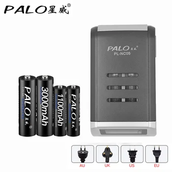 Quick Charger LCD Display Smart Battery Charger For AA / AAA NiCd NiMh Rechargeable Batteries With 2Pcs AA+2pcs AAA Batteries
Quick Charger LCD Display Smart Battery Charger For AA / AAA NiCd NiMh Rechargeable Batteries With 2Pcs AA+2pcs AAA Batteries