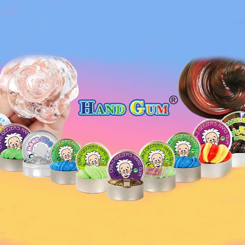 80g hand gum Magnetic bouncing mud fashion kid's smart toy Plasticene Decompression toys
80g hand gum Magnetic bouncing mud fashion kid's smart toy Plasticene Decompression toys