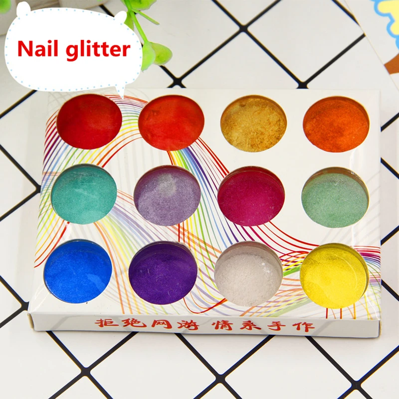 Nail Art Luminescent Powder Ultra Bright Nail Glitter Powder Eyeshadow Powder 12 Color Set Nail Art Decorations
Nail Art Luminescent Powder Ultra Bright Nail Glitter Powder Eyeshadow Powder 12 Color Set Nail Art Decorations