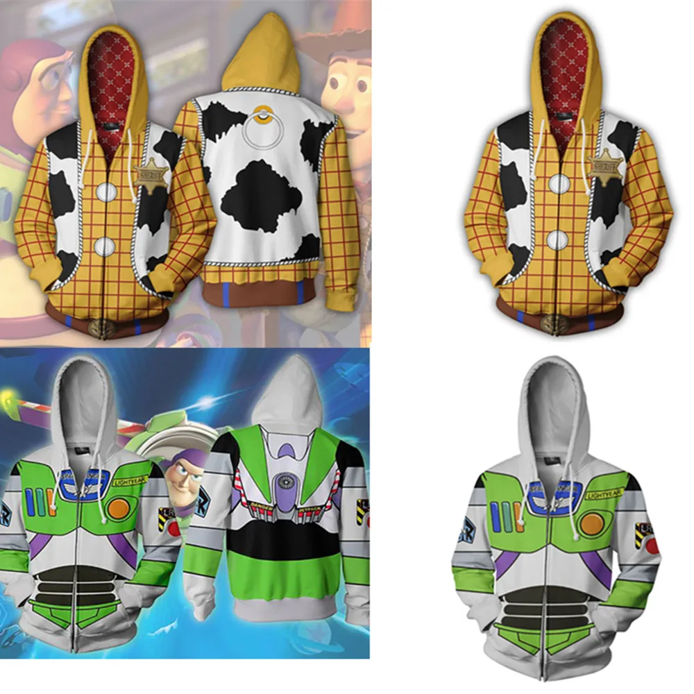 Toy Story buzz lightyear Cosplay Costume Anime Toy Story Hoodies Sweatshirts 2019 Adult Kids 3D Printing zipper Hooded sweater
Toy Story buzz lightyear Cosplay Costume Anime Toy Story Hoodies Sweatshirts 2019 Adult Kids 3D Printing zipper Hooded sweater