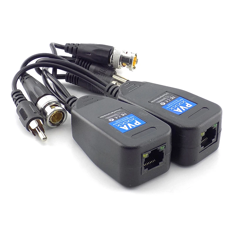 1 Pair 3 in 1 Male BNC Connectors Video Audio Balun Converter Supply Power Passive Power Transceiver for CCTV HD Camera DVR
1 Pair 3 in 1 Male BNC Connectors Video Audio Balun Converter Supply Power Passive Power Transceiver for CCTV HD Camera DVR