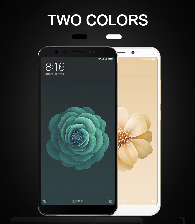 TOMKAS Glass For Xiaomi Mi A2 6X Screen Protector Tempered Easy to install Film For Xiaomi Redmi S2 Mi Mix 2S Tempered Glass