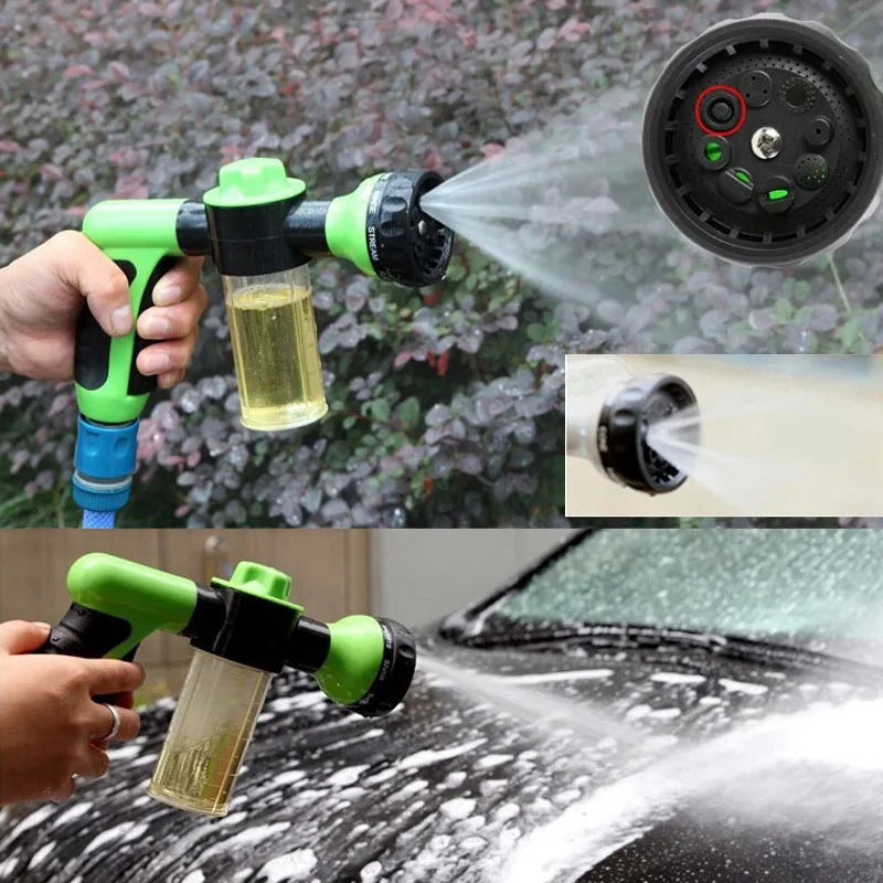Car Washing Tool Spray Gun Soap Dispenser 8 in 1 Jet Auto Handheld Clean Cleaning Wash Garden Watering Hose Nozzle
Car Washing Tool Spray Gun Soap Dispenser 8 in 1 Jet Auto Handheld Clean Cleaning Wash Garden Watering Hose Nozzle