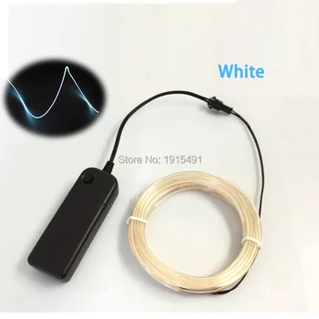 Brightness Christmas Decor 2.3mm White 3Meters Neon Led Strip EL Wire Rope Light Show Powered by DC3V for DIY Handcraft,Art 
Brightness Christmas Decor 2.3mm White 3Meters Neon Led Strip EL Wire Rope Light Show Powered by DC3V for DIY Handcraft,Art