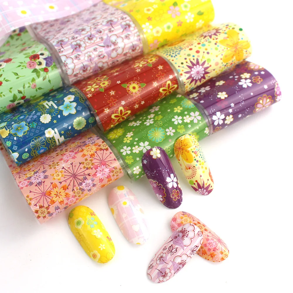 10 Styles Flowers Nail Foil Stickers for Nails Colorful Foils Transfer Nail Art Sliders Decal Manicure Decorations Stickers
10 Styles Flowers Nail Foil Stickers for Nails Colorful Foils Transfer Nail Art Sliders Decal Manicure Decorations Stickers