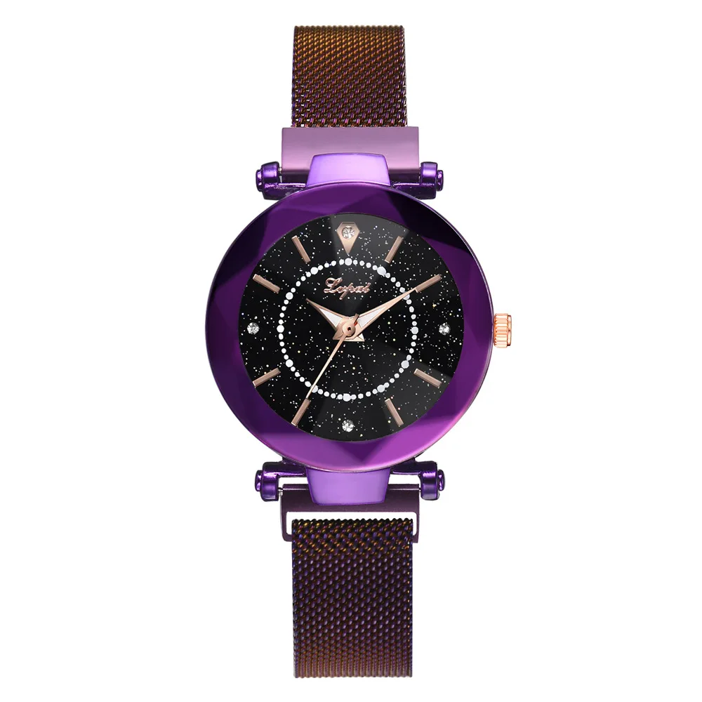 Luxury Mesh Ladies Clock Magnet Buckle Women Starry Sky Diamond Watches Geometric Surface Fashion Casual Dress Quartz Wristwatch
Luxury Mesh Ladies Clock Magnet Buckle Women Starry Sky Diamond Watches Geometric Surface Fashion Casual Dress Quartz Wristwatch